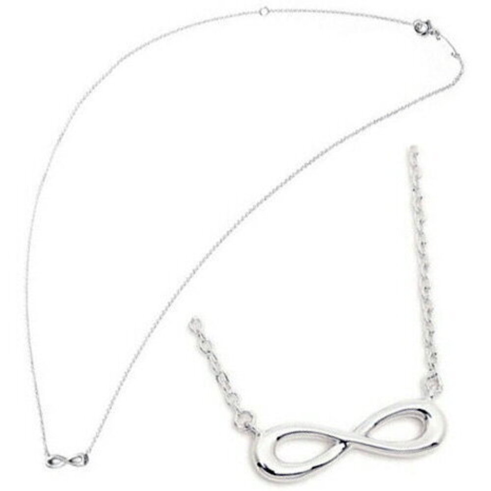 Tiffany & Co Infinity Pendant Necklace Chain Necklace Line Symbolizing eternal